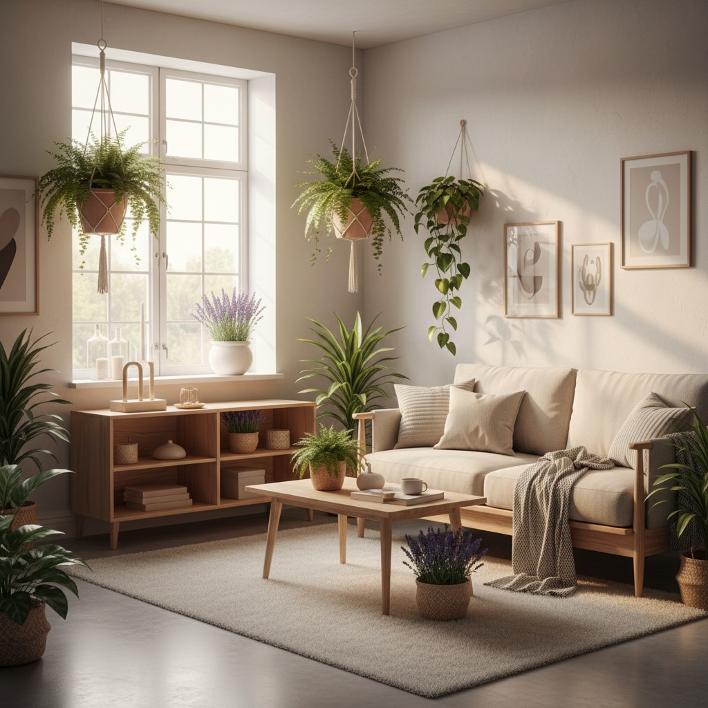 Indoor plants as home decoration